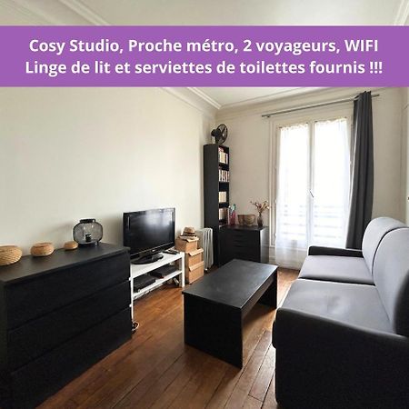 Cosy Studio - Proche Metro - 2 Voyageurs Apartment Levallois-Perret Luaran gambar